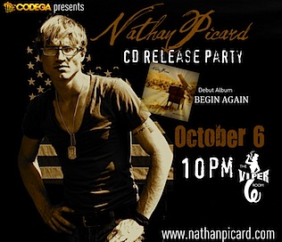 CD release party flyer